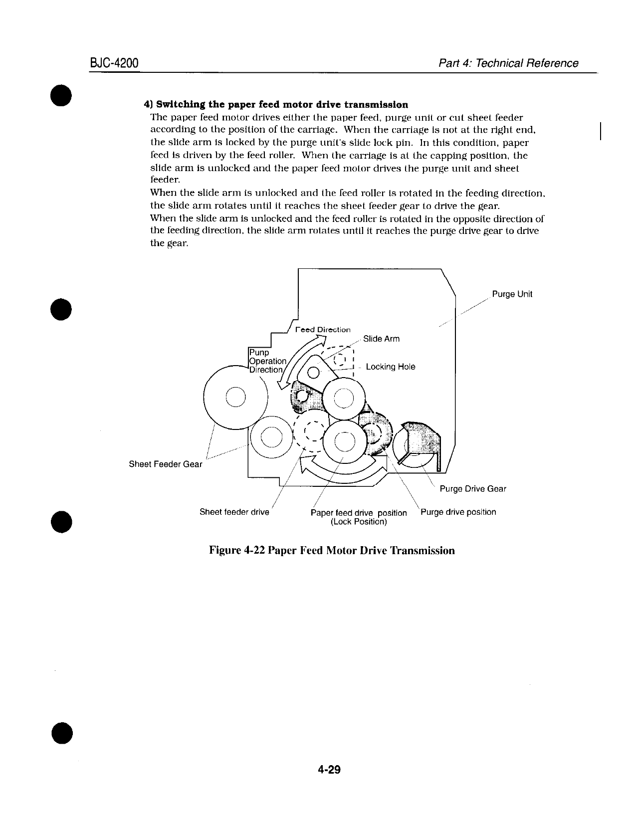 Canon BubbleJet BJC-4200 Service Manual-4